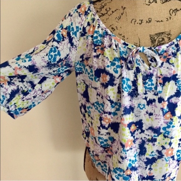 •Cynthia Rowley• floral boho blouse - Picture 2 of 5